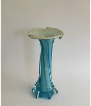 Baby Blue Murano Glass vase