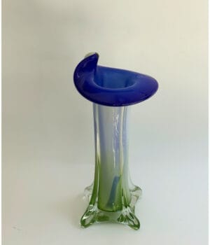 Blue and Green Murano Glass vase