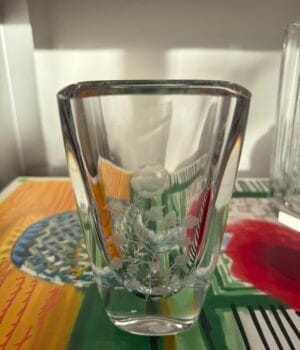 Clear Crystal Vase