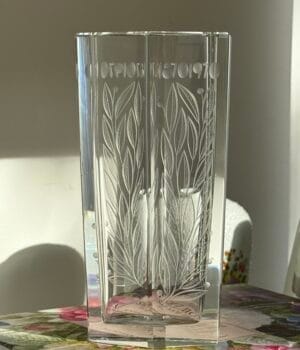 Clear Crystal Vase