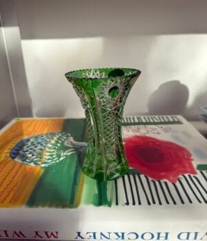 Crystal Green Mini Vase